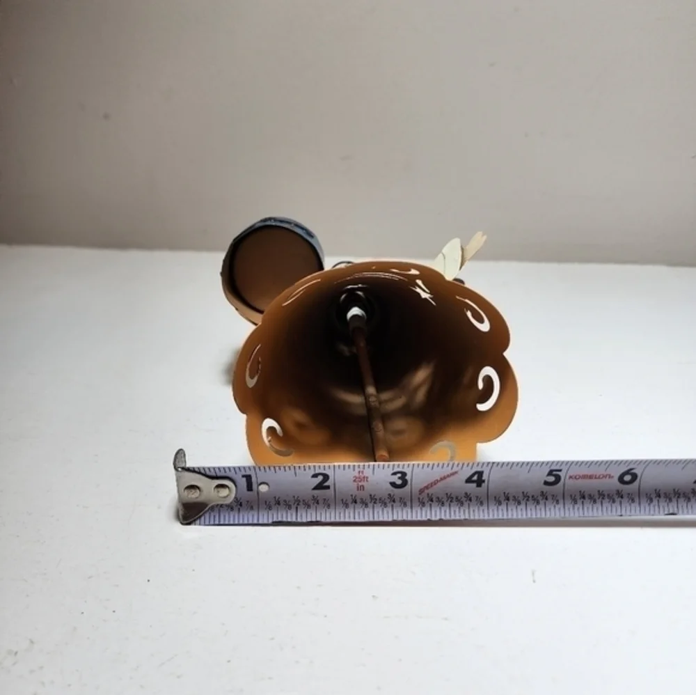 Metal Bobblehead Teallite Candle‎ Holder Santa And Angel Christmas Decorations